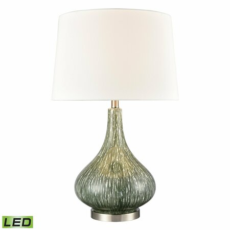 ELK STUDIO Northcott 28'' High 1-Light Table Lamp - Green - Includes LED Bulb S0019-8070-LED